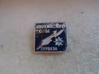 Значок турбаза Пушкинские горы