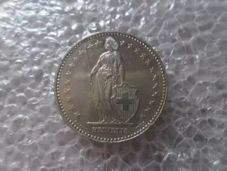 Монета 2 франка Швейцария 1994 г