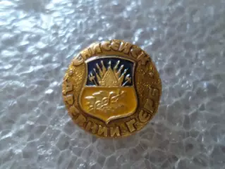 Значок древний герб Енисей
