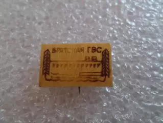Значок Братская ГЭС