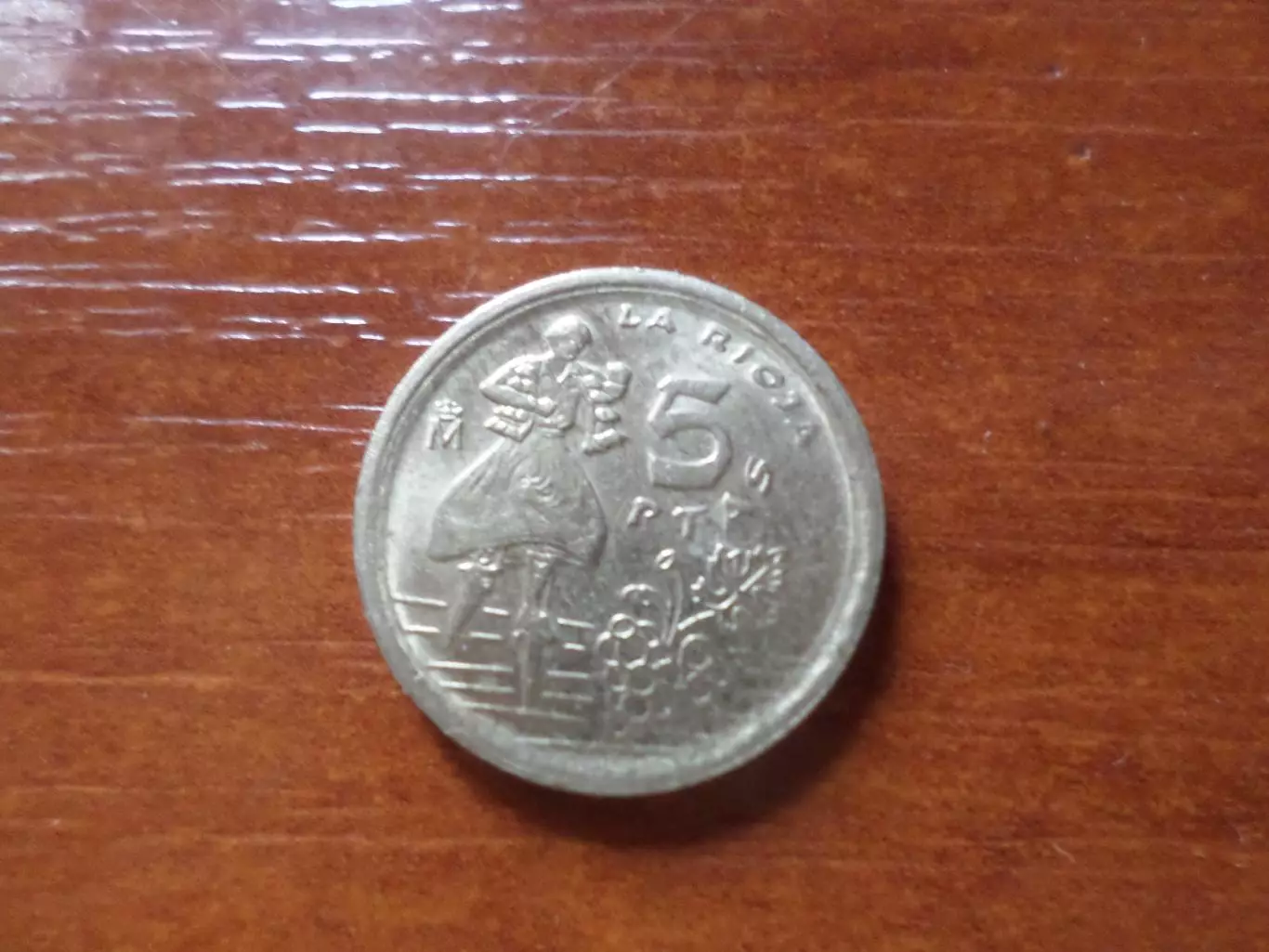 Монета 5 песет Испания 1996 г