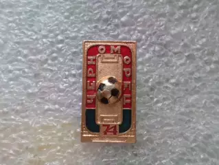 Значок ФК Черноморец Одесса 1974 г