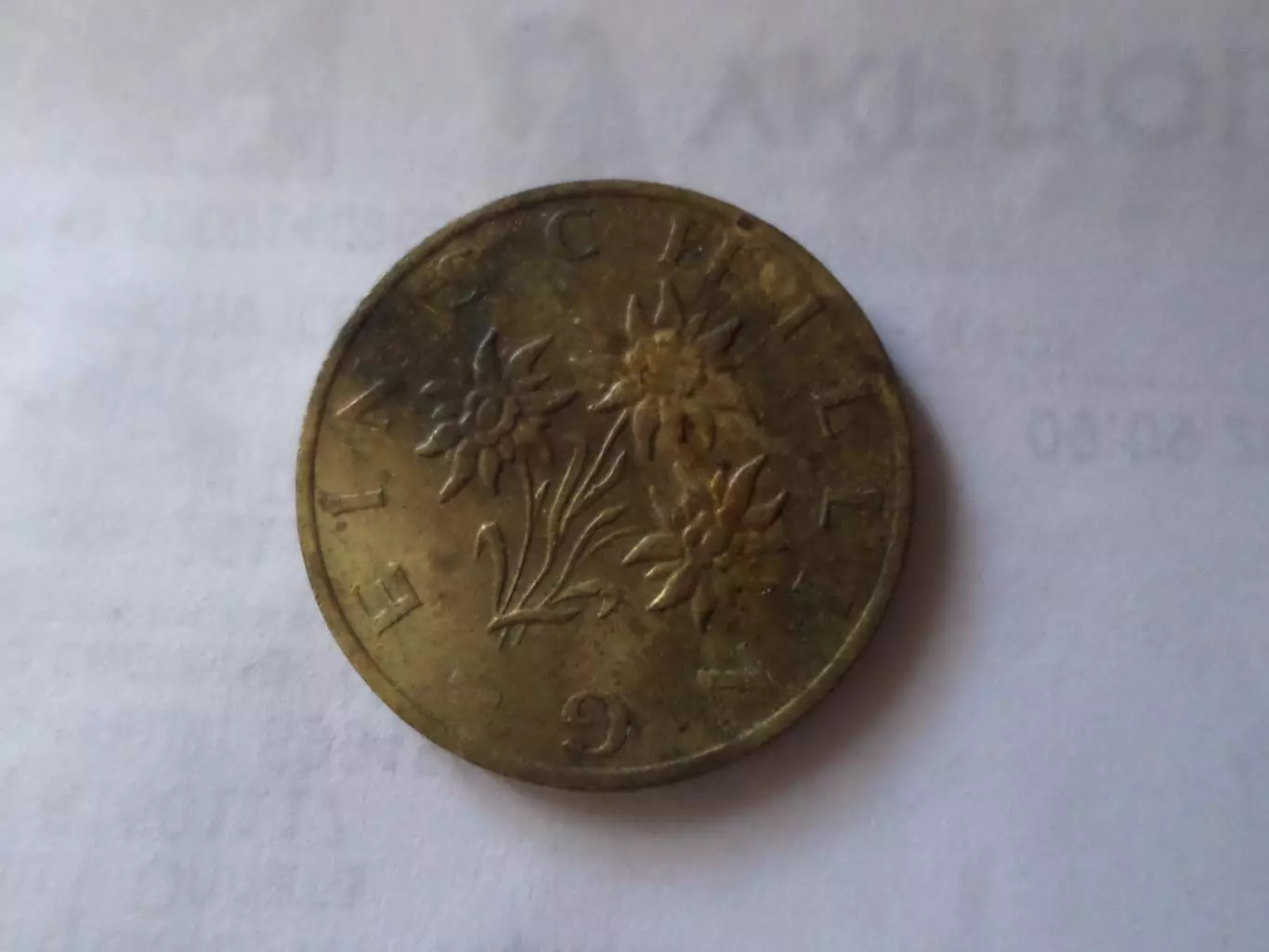 Монета 1 шиллинг Австрия 1985 г 1