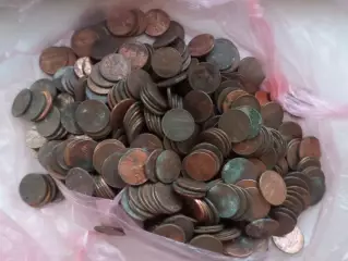 Монеты 1 цент США 450 шт