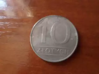 монета 10 злотых Польша 1987 г
