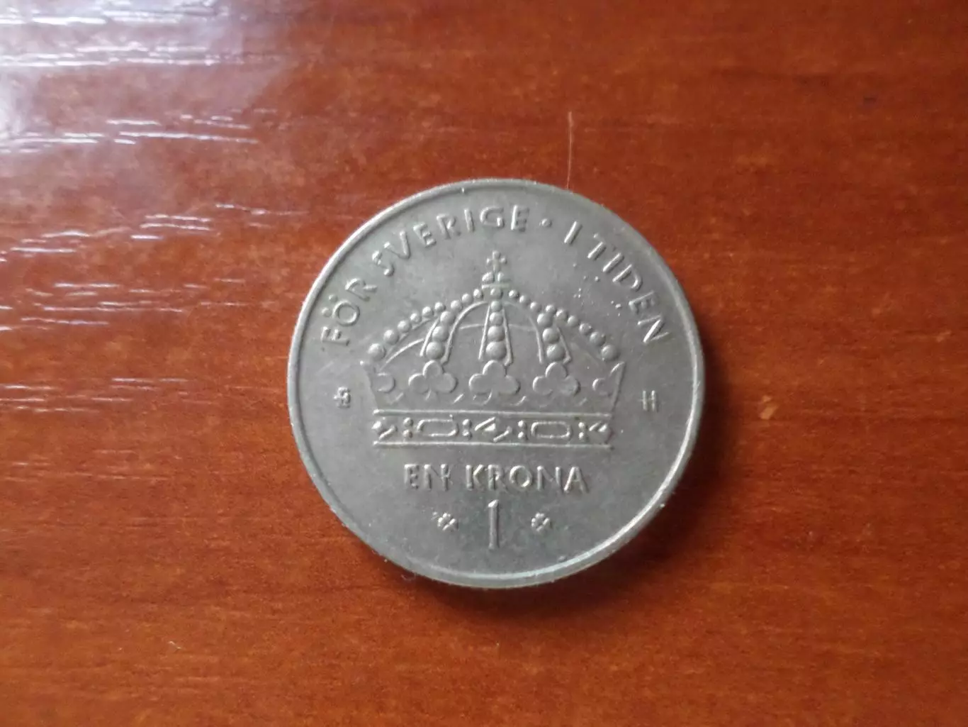 Монета 1 крона Швеция 2003 г 1