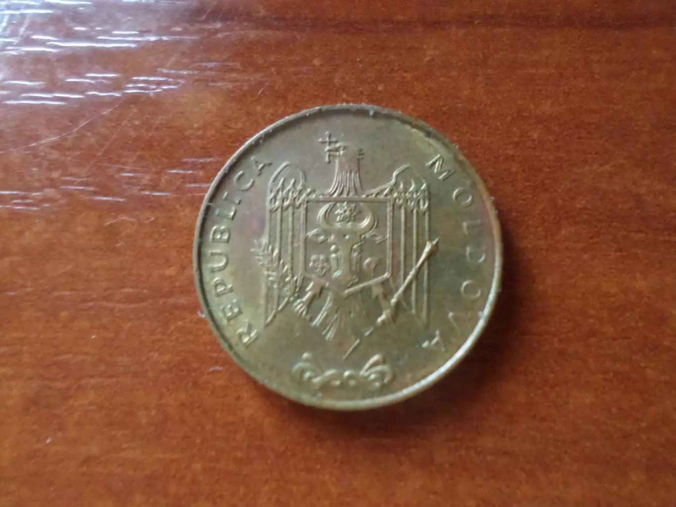 Монета 50 бани Молдова 1997 г 1
