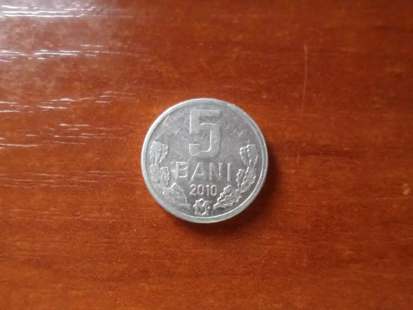 Монета 5 бани Молдова 2010 г