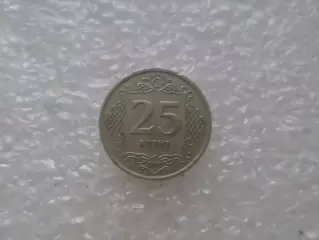 Монета 25 куруш Турция 2010 г