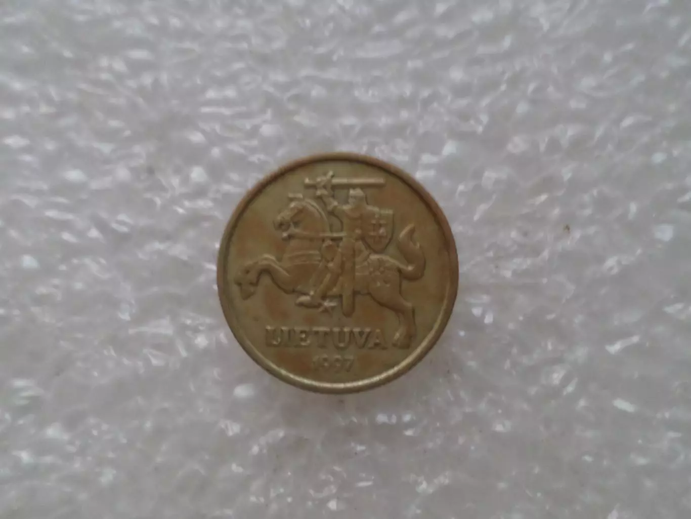 Монета 20 сенти Литва 1997 г 1