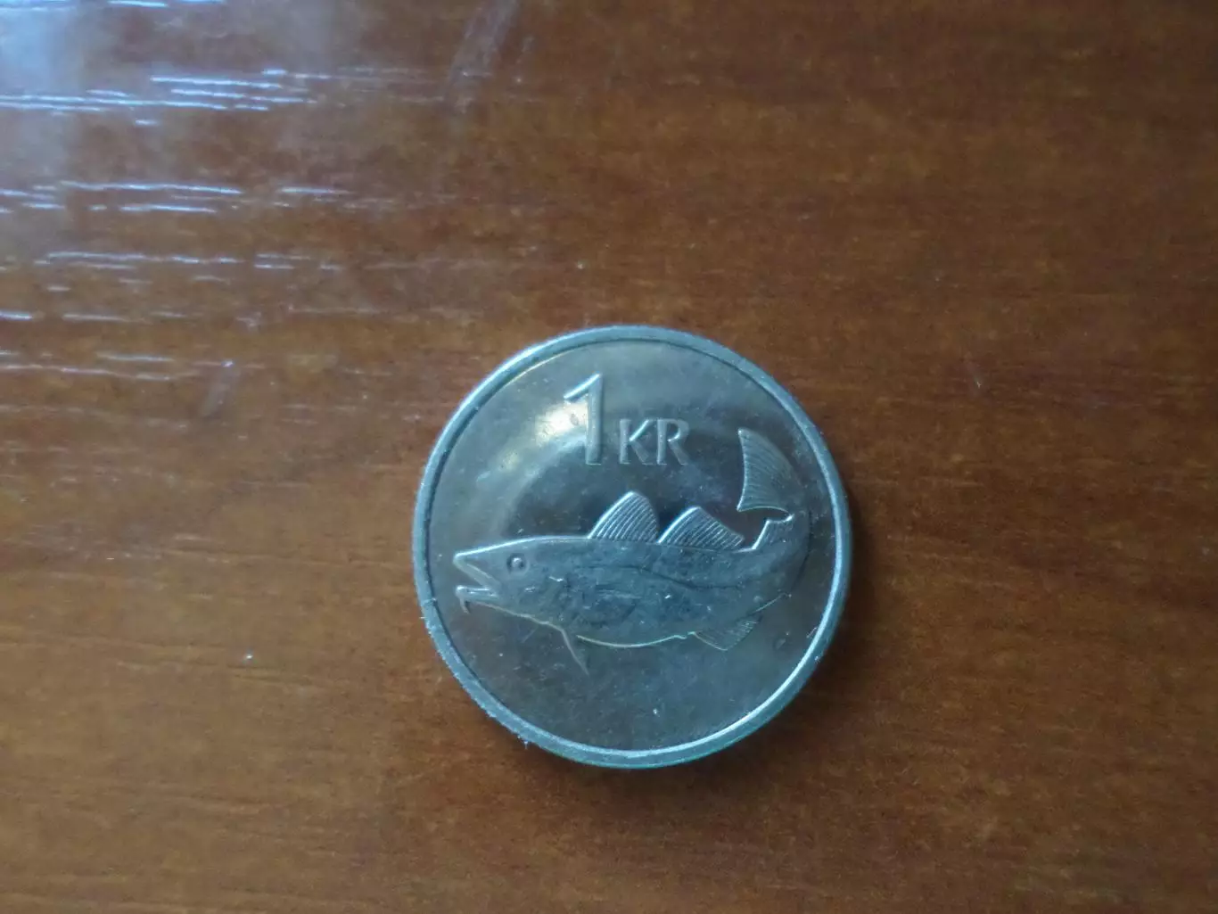 Монета 1 крона Исландия 1994 г