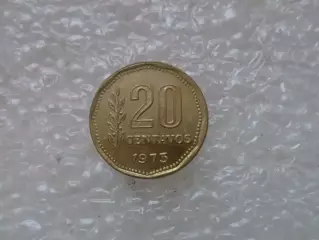 Монета 20 сентаво Аргентина 1973 г