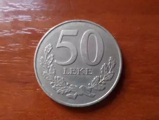 Монета 50 лек Албания 2000 г