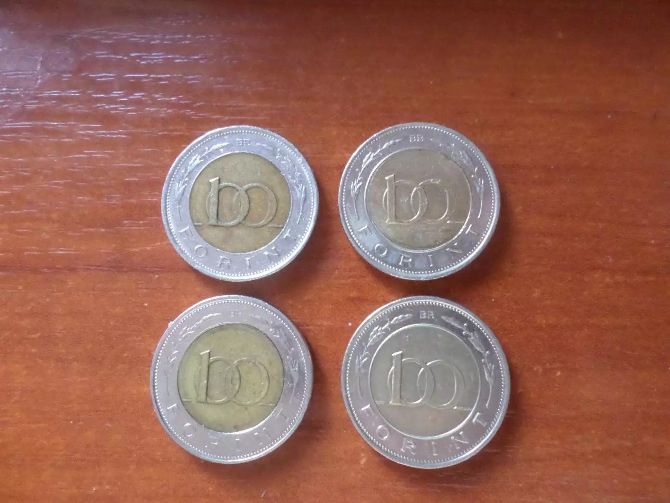Монеты 100 форинтов Венгрия 4 шт