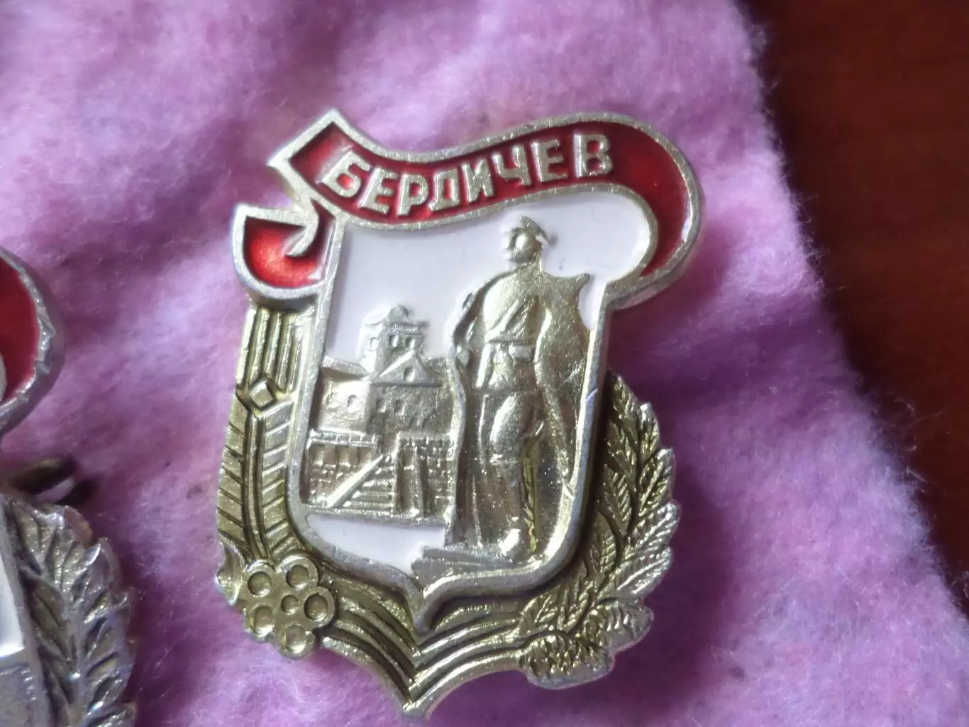 Значок город Бердичев