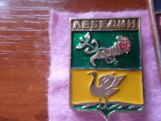 Значок город Лебедин