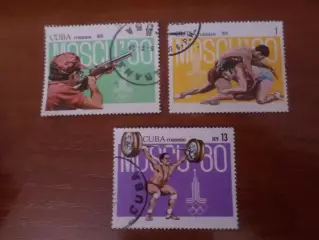 Марки Куба Олимпийские игры Москва 1980 г гаш