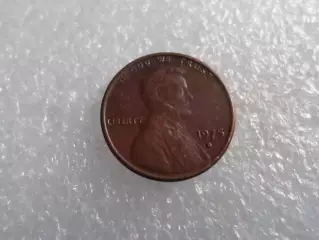 Монета 1 цент США 1975 г