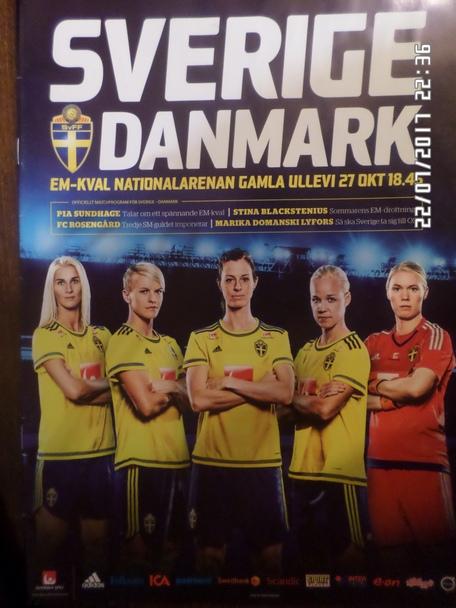 программа Швеция - Дания 2015 женщины