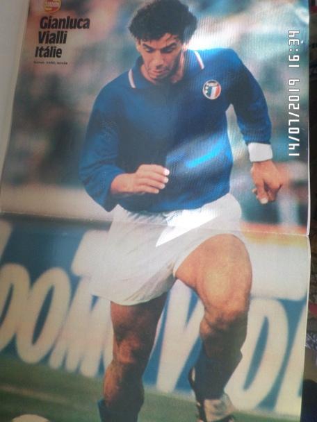 постер из журнала Стадион Чехословакия Виалли Италия