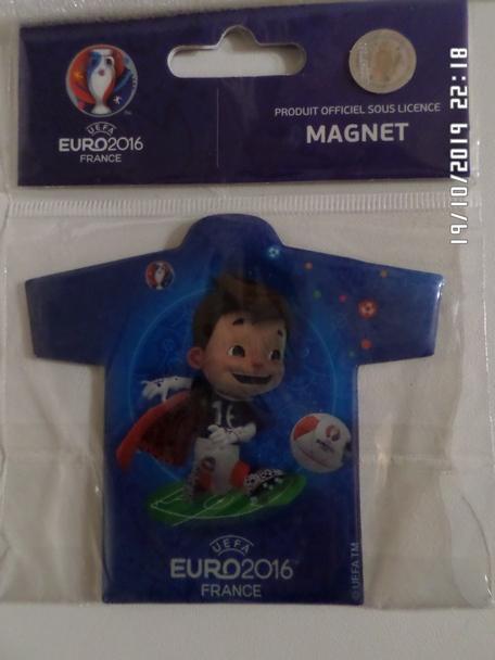 Магнит ЕВРО-2016 Франция, талисман оф.