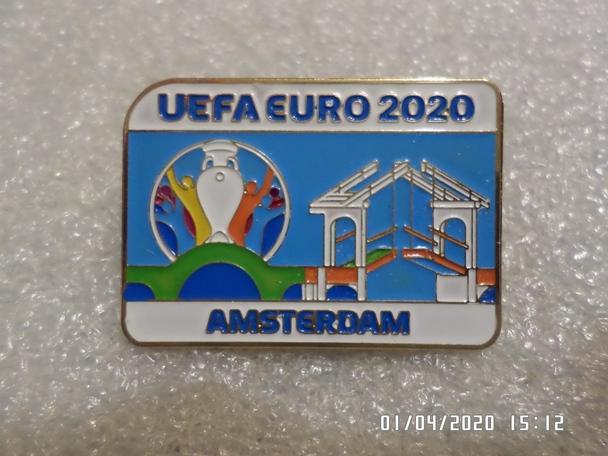 Значок ЕВРО-2020 город Амстердам