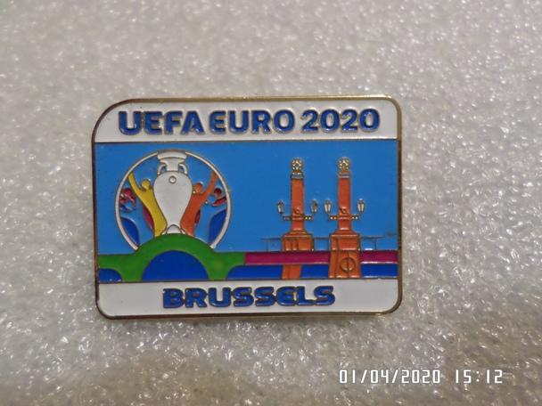 Значок ЕВРО-2020 город Брюссель