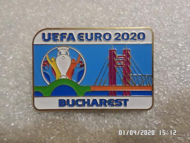 Значок ЕВРО-2020 город Бухарест