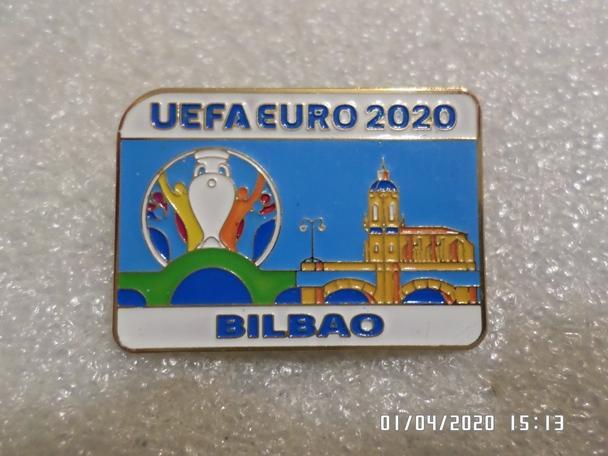 Значок ЕВРО-2020 город Бильбао