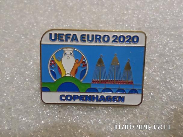 Значок ЕВРО-2020 город Копенгаген