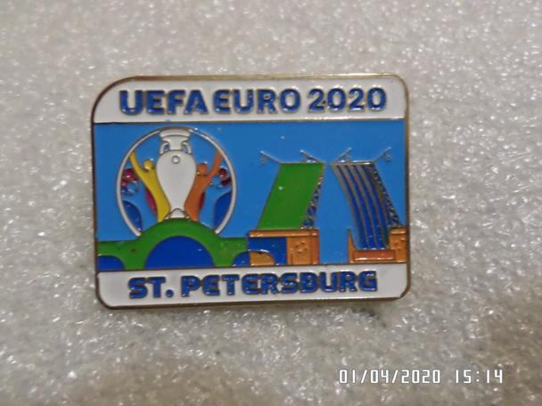 Значок ЕВРО-2020 город Санкт-Петербург