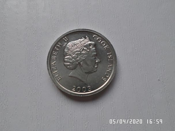 монета 1 цент Острова Кука 2003 г