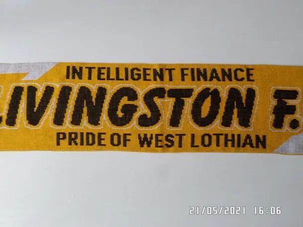 Шарф ФК Ливингстон Шотландия 3