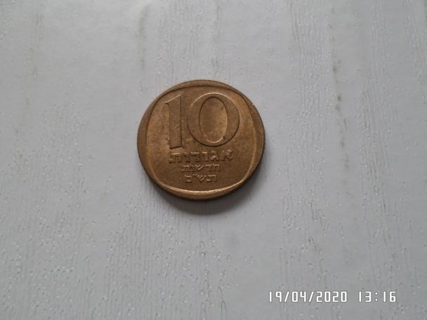 монета 10 агорот Израиль