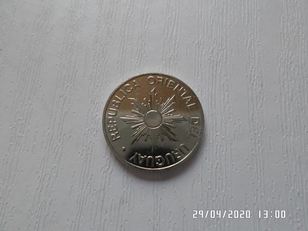монета 5 новых песо Уругвай 1989 г 1