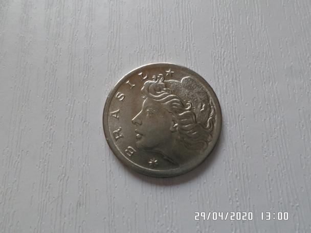 монета 2 сентаво Бразилия 1975 г 1