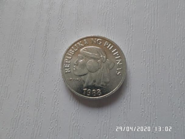монета 1 сентимо Филиппины 1988 г