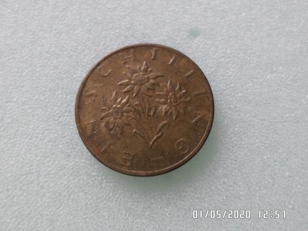 монета 1 шиллинг Австрия 1990 г 1