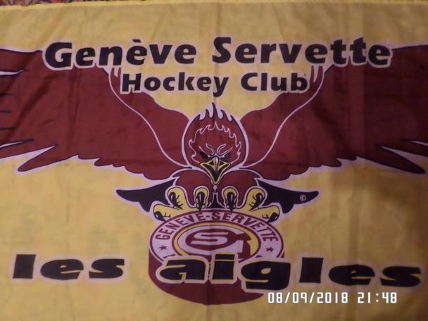 Флаг хоккей ХК Сервет Женева Швейцария