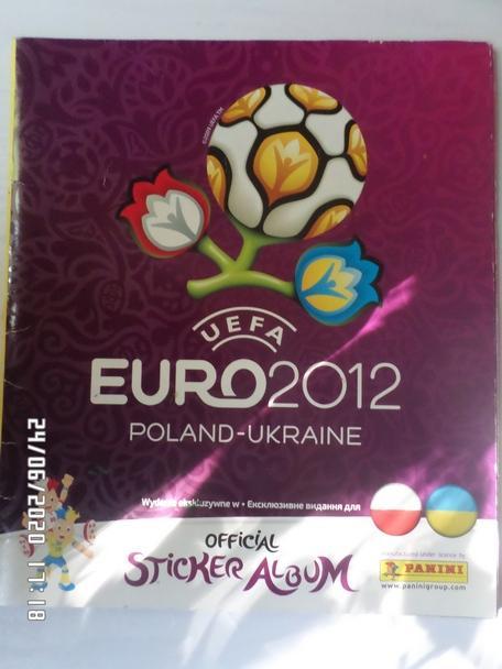 Альбом для наклеек Евро-2012 Чемпионат Европы 2012 г чистый + 6 наклеек