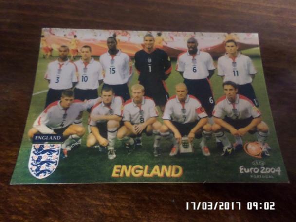 Календарик Англия 2005 г