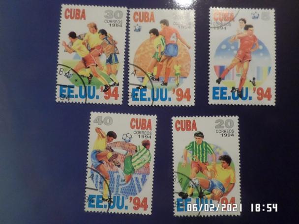 Марки Куба футбол Чемпионат мира 1994 г