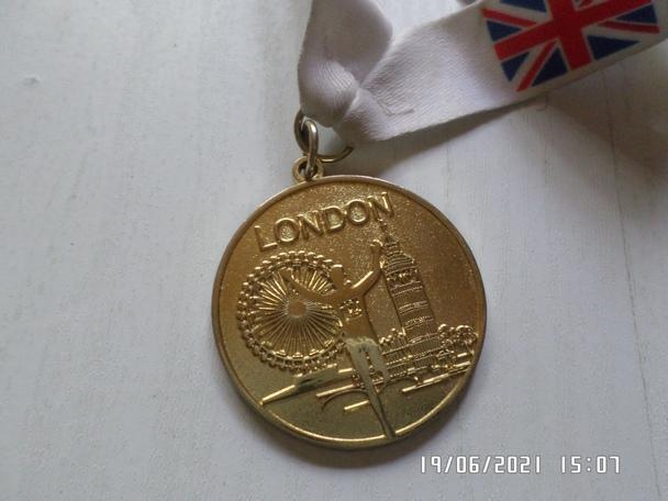 Медаль Лондон 2012 г Бег