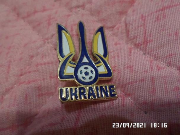 Значок федерация футбола Украина 32мм