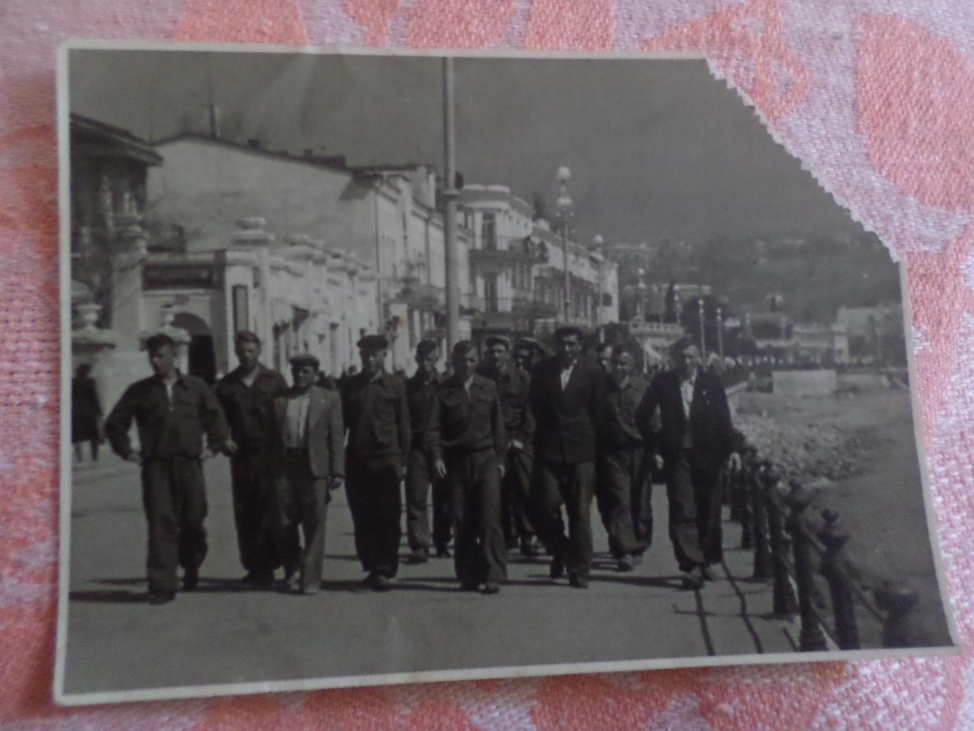 фотография Сельмаш Харьков 1940 г на сборах в Крыму оригинал