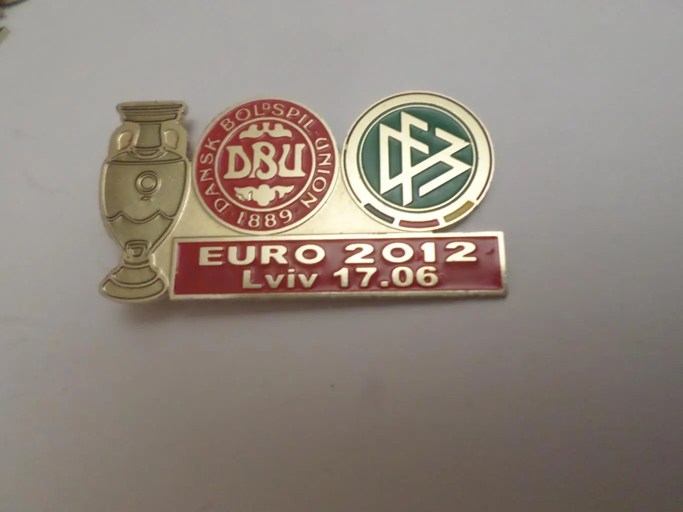 Значок ЕВРО-2012 Германия - Дания г. Львов*