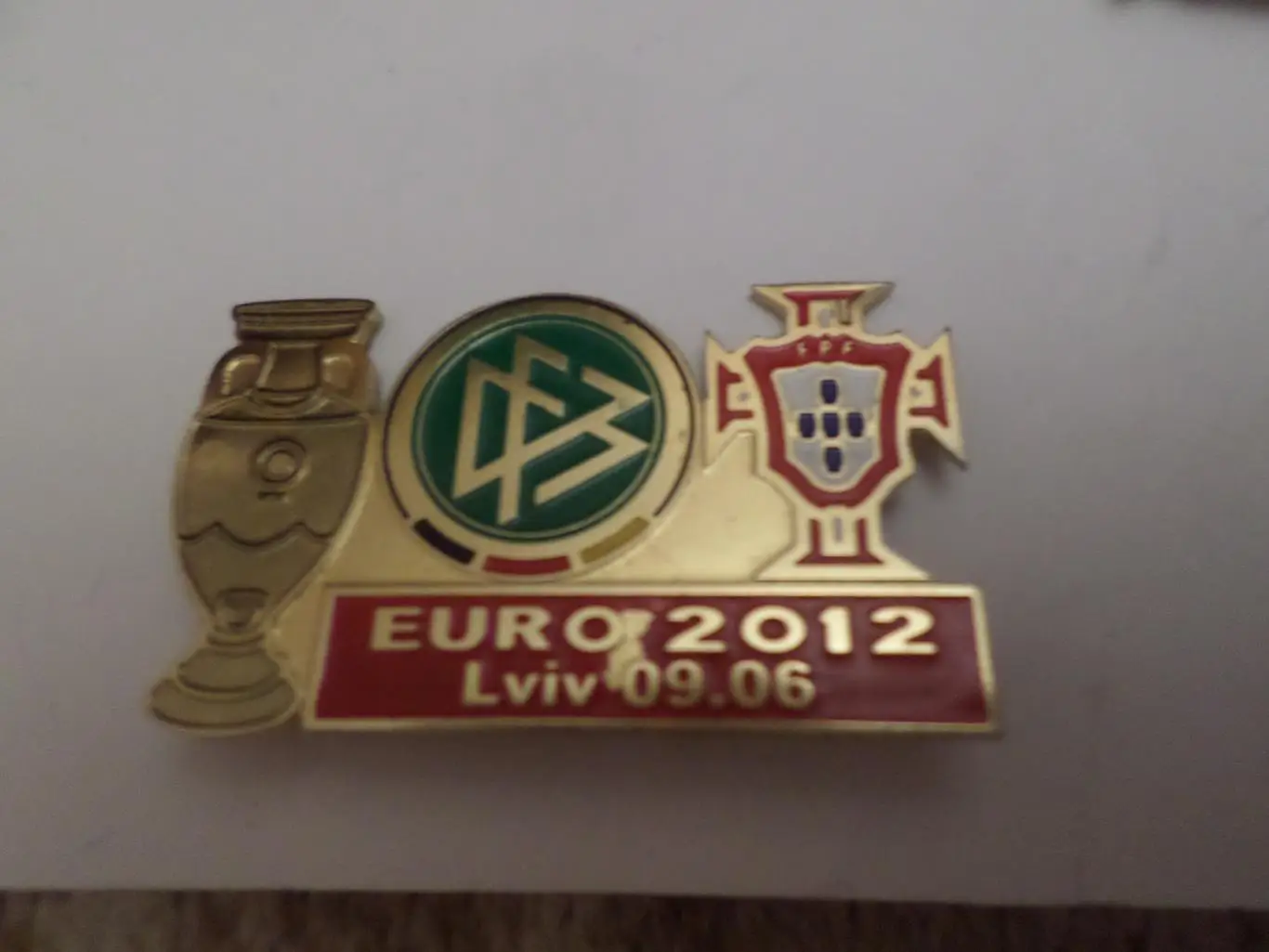 Значок ЕВРО-2012 Германия - Португалия г. Львов*