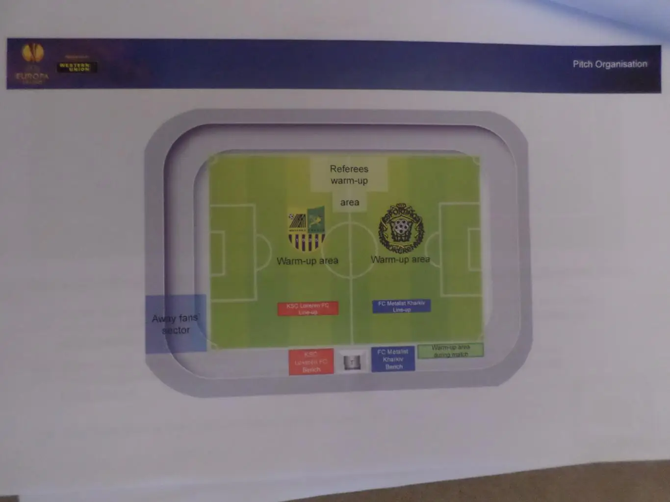 программа мероприятий Спортинг Локерен - Металлист Харьков 2014 г 2