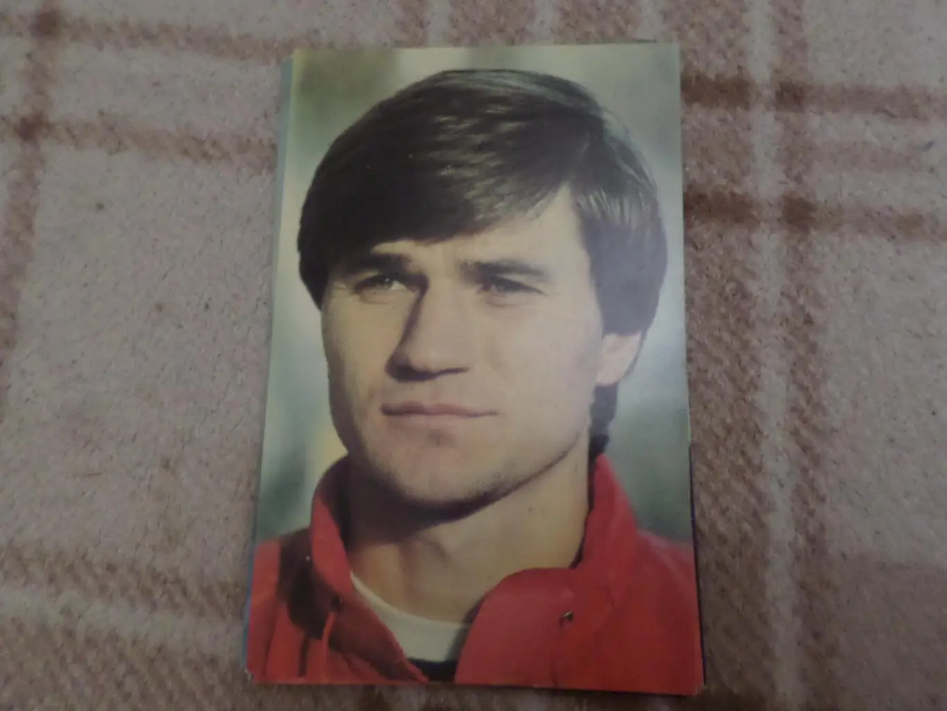 открытка Василий Рац Динамо Киев 1986 г