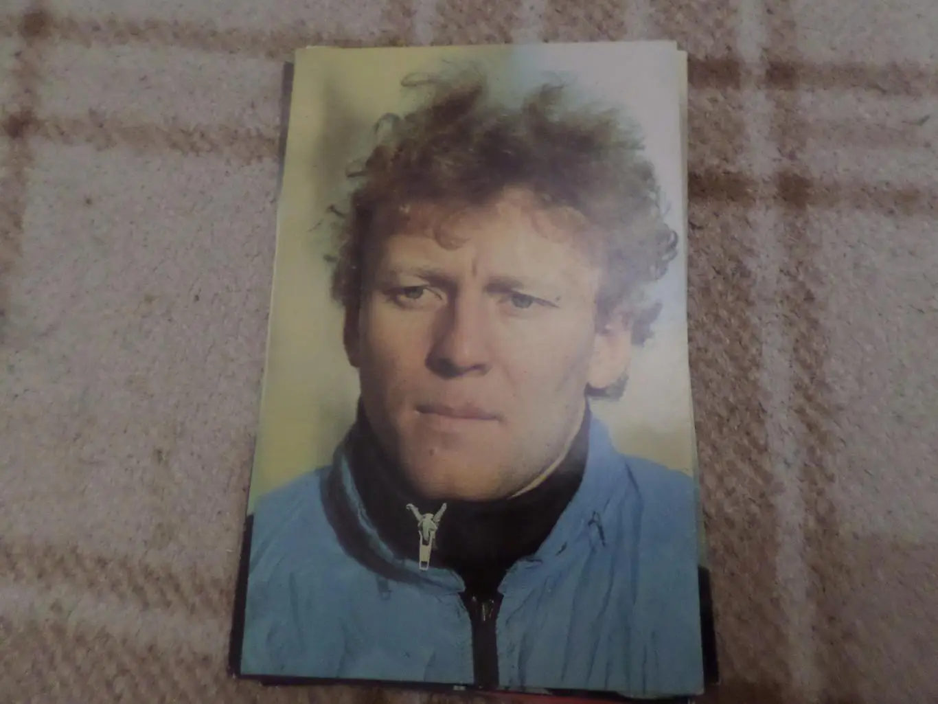 открытка Олег Кузнецов Динамо Киев 1986 г